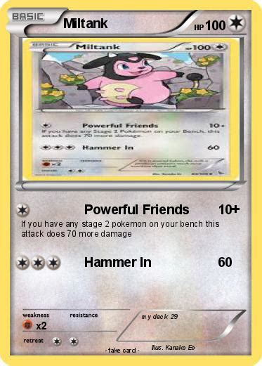 Pokémon Miltank 44 44 - Powerful Friends - My Pokemon Card