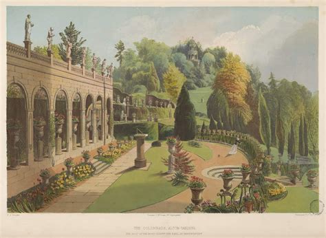 The Colonnade, Alton Gardens – Old Book Illustrations