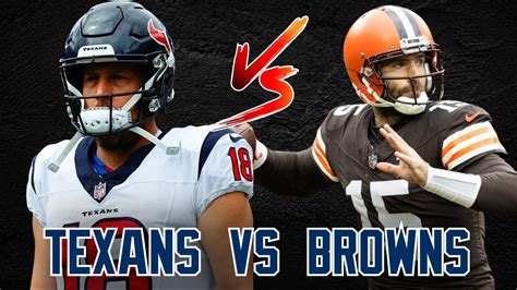 HOUSTON TEXANS VS CLEVELAND BROWNS YouTube