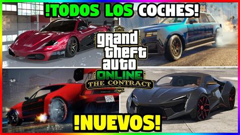 Gta Online Dlc The Contract Todos Los Coches Nuevos Youtube