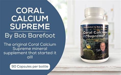 Coral Calcium Supreme 6 90ct Bottles By Robert Barefoot 858442000016