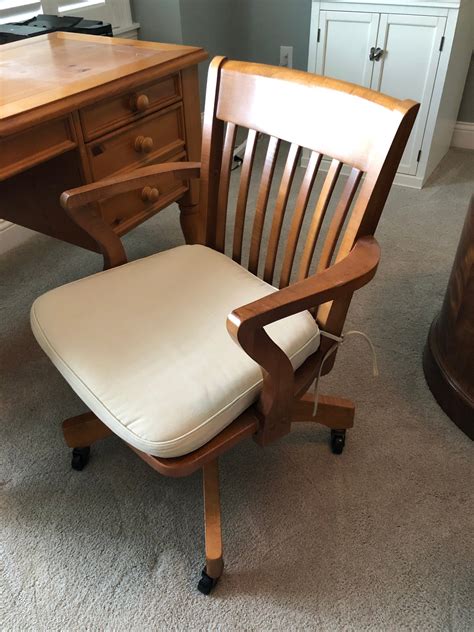 Pottery Barn Swivel Desk Chair Klm Luxury Consignment