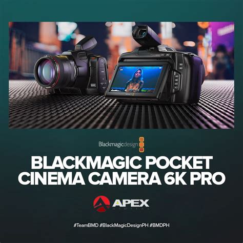 Blackmagic Design Pocket Cinema Camera 6K Pro - Sale Price in the Philippines | Store Online ...