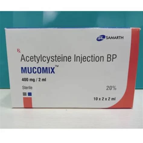 Mucomix Injection Bp At Rs Piece N Acetylcysteine Injection In