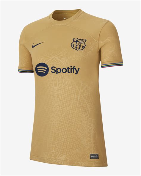 Fotbollströja FC Barcelona 2021 22 Stadium bortaställ Nike Dri FIT