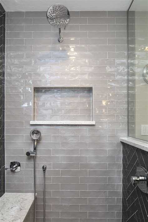 Bathroom Shower Tile Grey