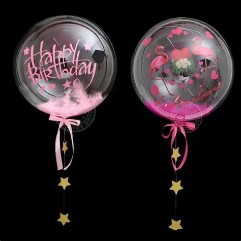 5pcs Balloon Sticker For Bubble Clear Helium Balloon Birthday Party