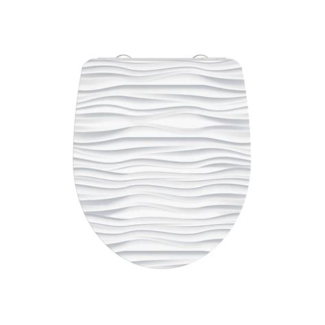 Si Ge De Toilette Duroplast Et Fermeture En Douceur White Wave Sch Tte