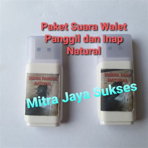 Jual Paket Suara Panggil Dan Inap Walet Natural Shopee Indonesia