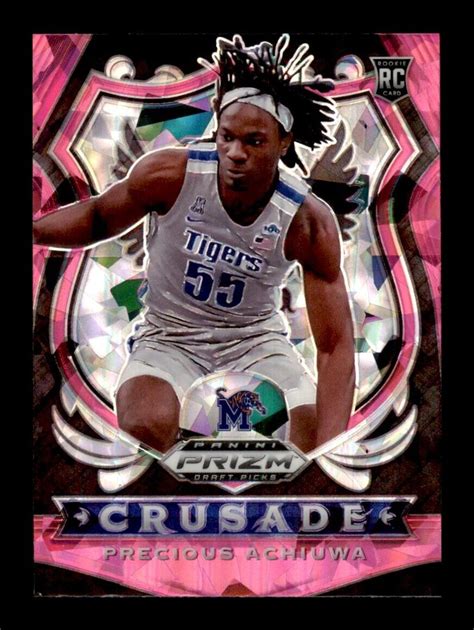 2020 21 Panini Prizm Draft Pink Cracked Ice Prizm Precious Achiuwa 88