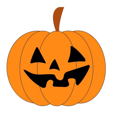 Premium Vector Halloween Pumpkin Icon Vector Autumn Symbol Flat Design Halloween Scary Pumpkin