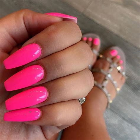 Spring Break Nails Acrylic Pink Acrylic Nails Summer Nails Christmas