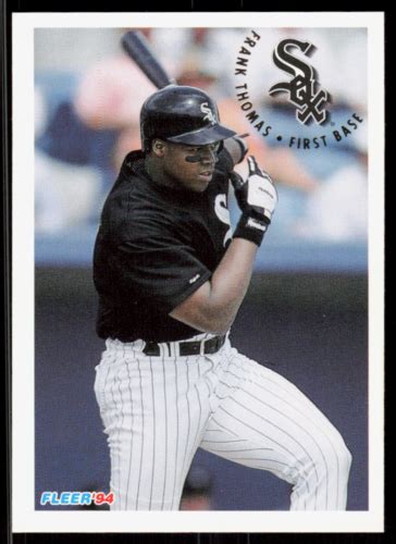 1994 Fleer 96 Frank Thomas Chicago White Sox Ebay