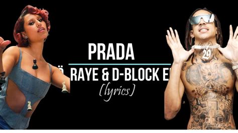 Prada Cass Raye D Block Europe Official Lyrics Video Youtube