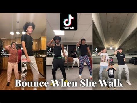 Bounce When She Walk Tiktok Dance Trend YouTube