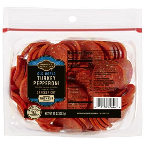 Private Selection Turkey Pepperoni Cracker Cut 10 Oz Pick N Save