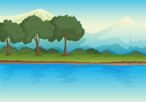 river  vector art  vecteezy