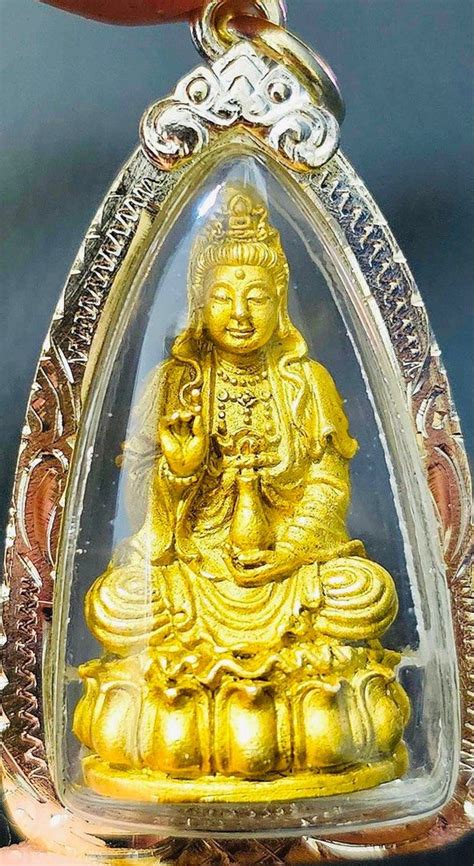 Guan Yin Amulet Wat Kaew Jam Fah BE2563 Hobbies Toys Memorabilia