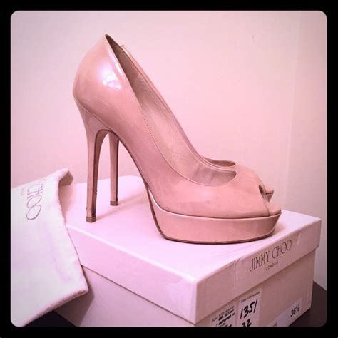 Jimmy Choo Shoes Jimmy Choo Nude Pumps Poshmark