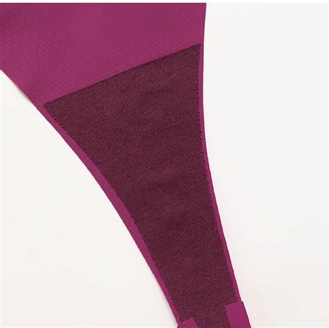 Custom Logo Metal Heart Thong Sexy Lingerie For Adults