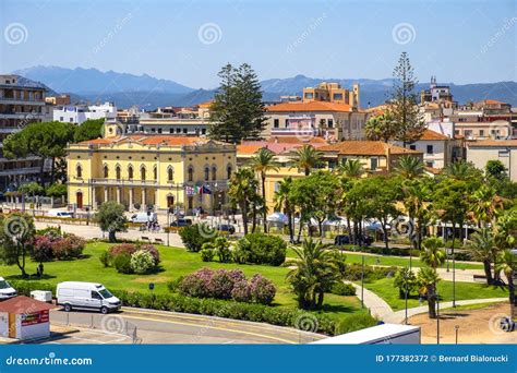 Olbia Sardinia Italy 20190721 Panoramic View Of Olbia Port And