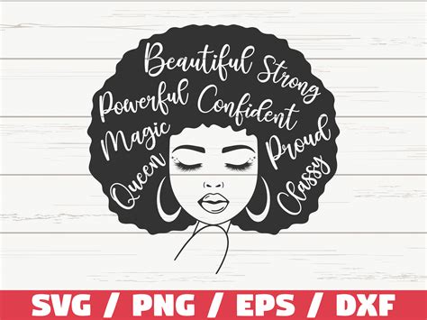 Black Woman SVG Black Queen SVG Graphic By ZecWorkshop Creative Fabrica