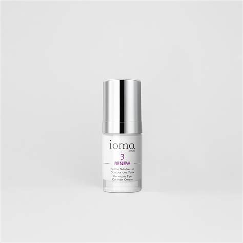 Eye Contour Care Generous Eye Contour Cream Anti Aging Face Care Ioma Paris