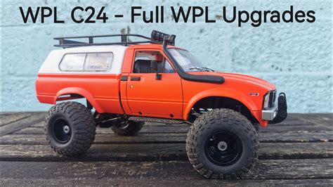 WPL C24 Full WPL Upgrades With Res V3 And 3S Power Toyota Hilux C24