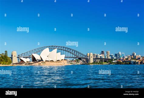 Sydney Opera House And Harbour Bridge Australia Stock Photo Alamy