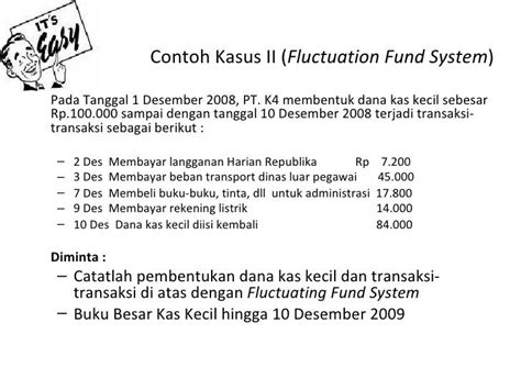 Detail Contoh Form Pengajuan Dana Kas Kecil Koleksi Nomer