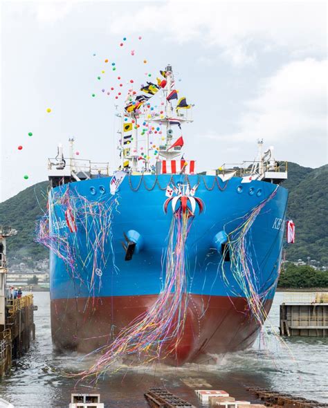 Launching And Naming Of New Keys Lng Bunkering Vessel Bunker News