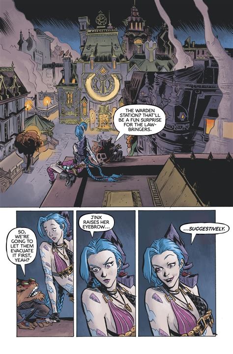 Ziggs And Jinx Paint The Town 15 League Of Legends Comic League Of Legends Comics Universe