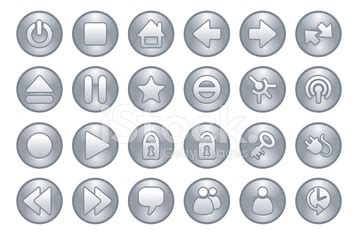 Multi Media Icons Grey Stock Vector Royalty Free FreeImages