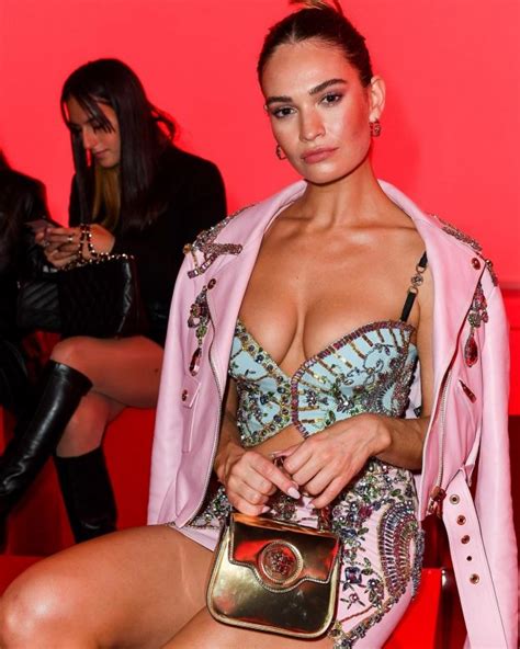 Lily James Flaunts Her Pussy Upskirt 19 Photos The Fappening