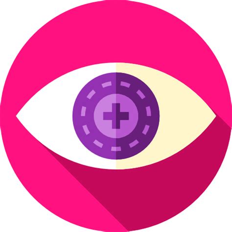 Bionic Contact Lens Free Technology Icons