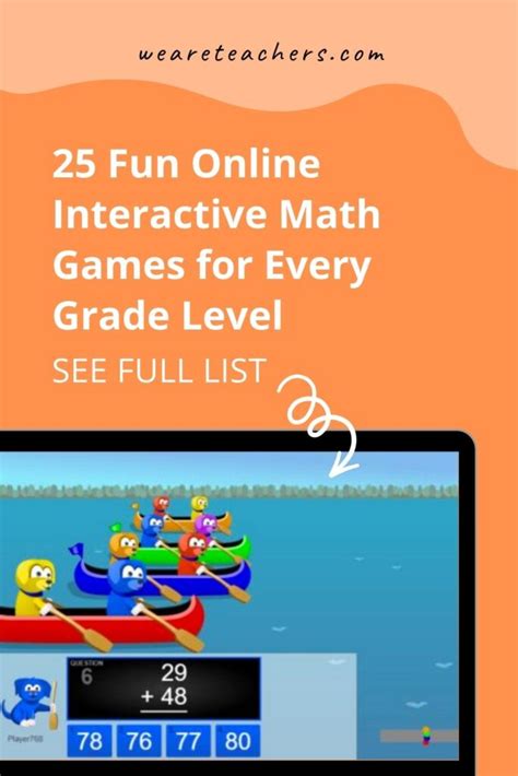 25 Engaging Online Interactive Math Games For Every Grade Level The