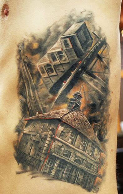 Architecture Tattoo By Dmitry Vision Post