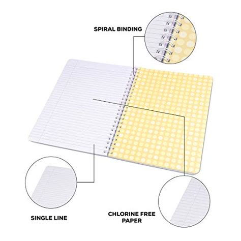 Classmate Soft Cover 6 Subject Spiral Binding Notebook Single Line