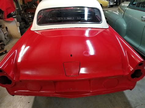 1955 Ford Thunderbird Convertible Red RWD Automatic New Door Panels In