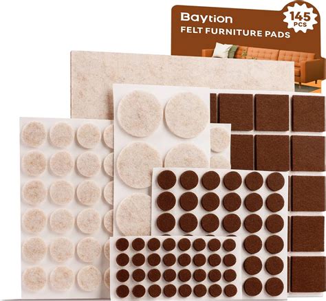 Baytion Felt Furniture Padsfurniture Pads Self Adhesivecutable Felt