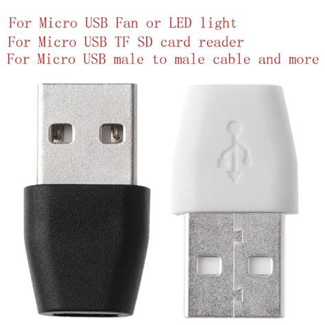 Usb Male To Micro Usb Female Adapter Converter Vicedeal