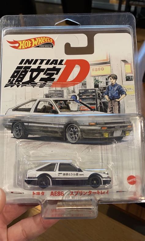 Hot Wheels Initial D METAL AE Toyota Sprinter Trueno Collection Not For Sale Atelier Yuwa