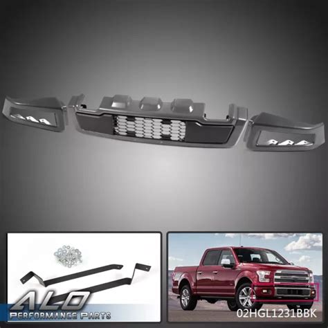 Raptor Iron Style Front Bumper Assembly Gray Fit For Ford F