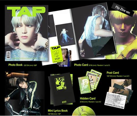 Nct Taeyong Nd Mini Album Tap Flip Zine Ver Yaxa Colombia