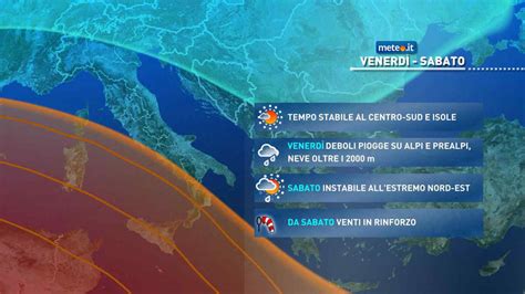 Meteo Venerd Marzo Debole Perturbazione Al Nord Clima Molto Mite