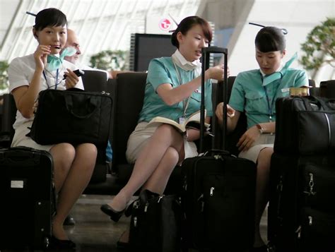 The Pretty Angels In Korean Air ~ World Stewardess Crews