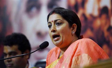 My Amethi Visits Disturb People: Smriti Irani on Congress Legal Notice