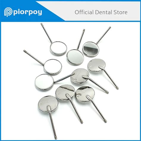 PIORPOY 1Pcs Dental Mirrors Reflector Stainless Steel Mouth Mirror