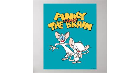 Pinky and the Brain | Show Logo Poster | Zazzle