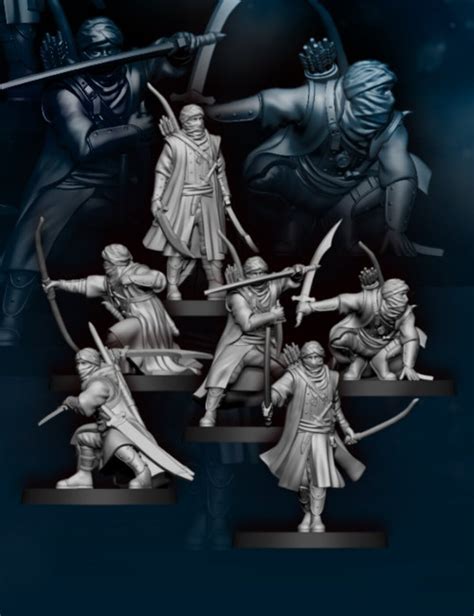 Snake Ninja's 28mm Miniatures Dnd Minis Fantasy Miniatures Dungeons and ...